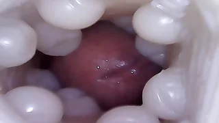 Compilation of closeup Fleshlight cumshots